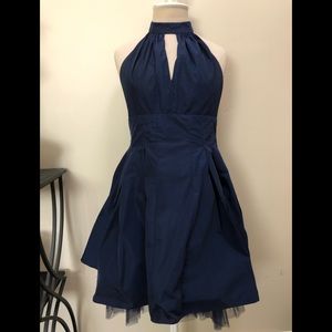 BCBG navy blue dress